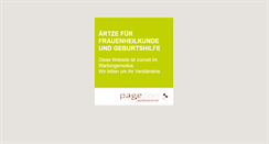 Desktop Screenshot of frauenaerzte-mannheim.com