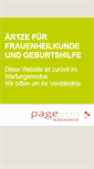 Mobile Screenshot of frauenaerzte-mannheim.com